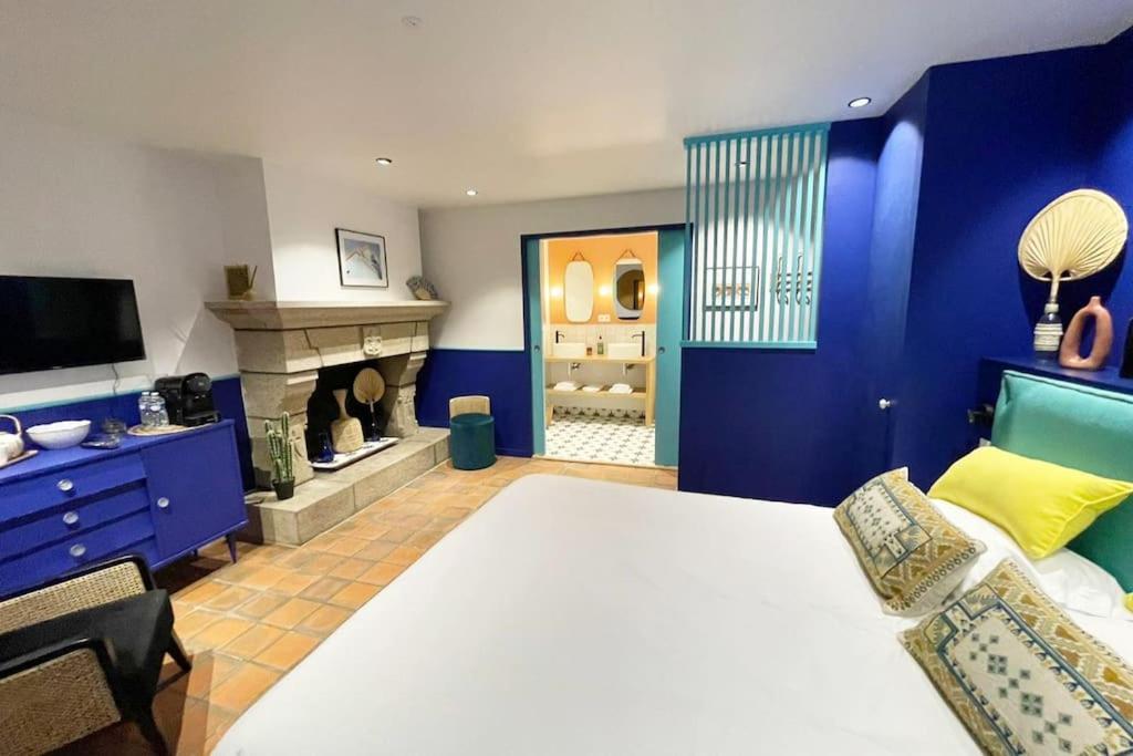 Chambre Majorelle - Rdc - Plage 50M - Rue Gratuite Сен-Мало Экстерьер фото