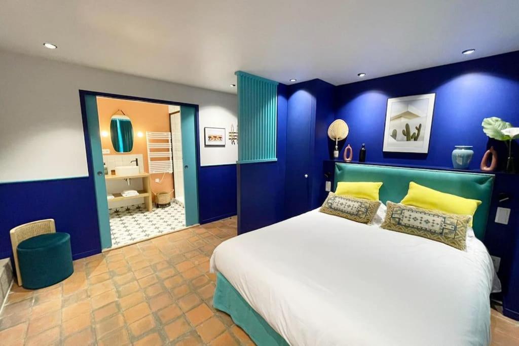 Chambre Majorelle - Rdc - Plage 50M - Rue Gratuite Сен-Мало Экстерьер фото