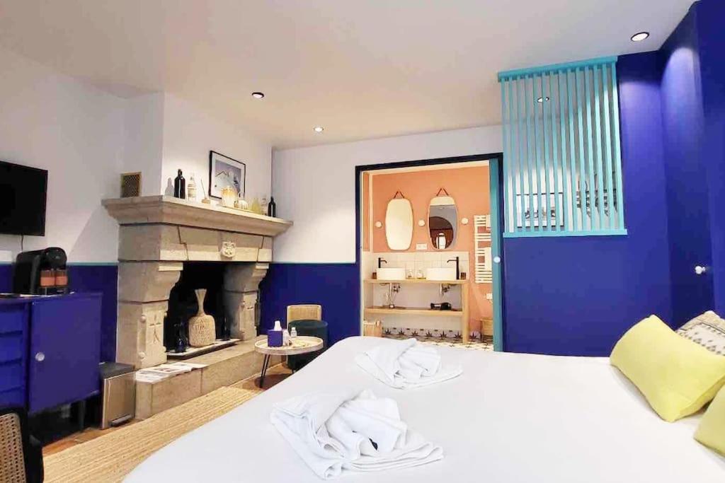 Chambre Majorelle - Rdc - Plage 50M - Rue Gratuite Сен-Мало Экстерьер фото